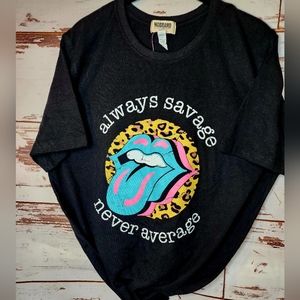 Always Savage Never Average tee